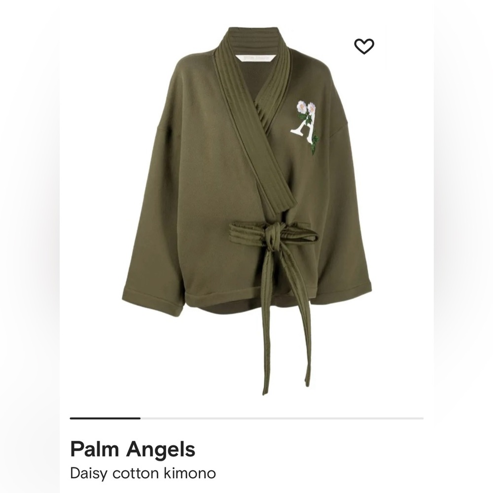Palm Angels Daisy Cotton Kimono